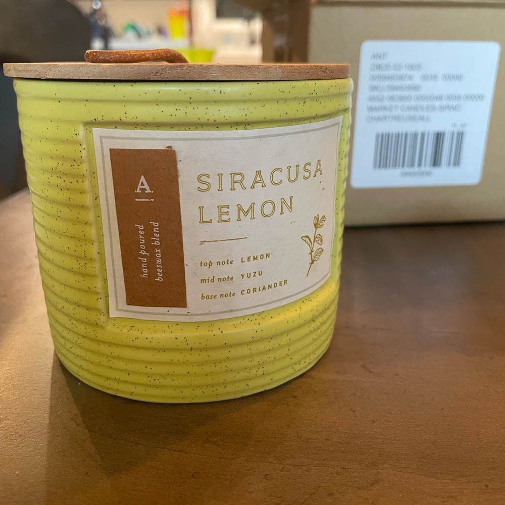 Anthropologie NIB Hive and Wick Siracusa candle no longer sold in stores